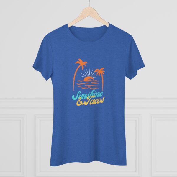 Women's Triblend Tacos and Sunshine Tee - Image 7