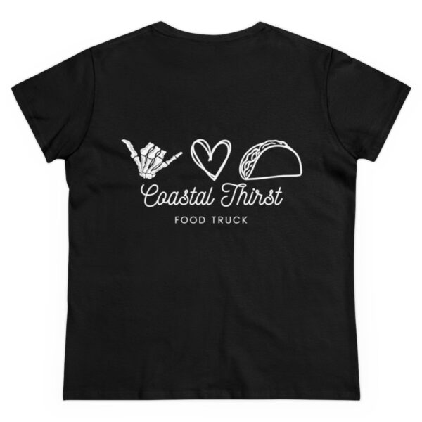 Women's Midweight Shaka, Love, Taco Cotton Tee - Image 3