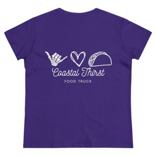 Women's Midweight Shaka, Love, Taco Cotton Tee - Image 5