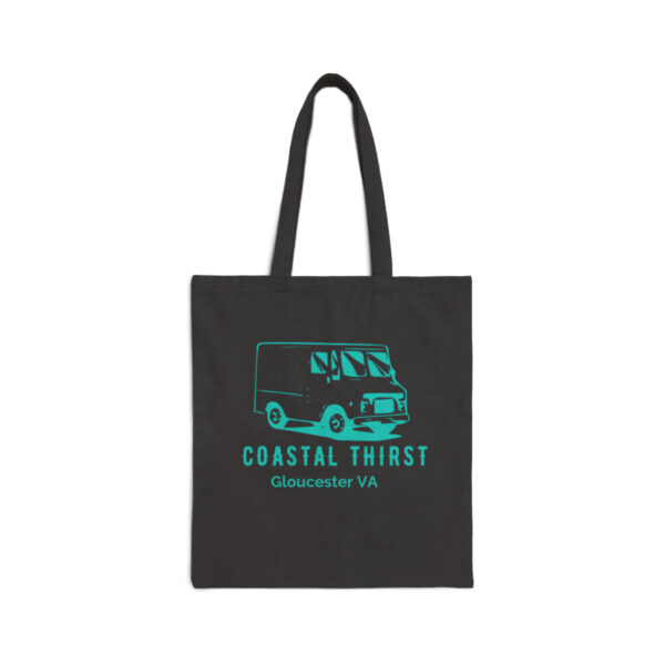 TRUCKIN' Cotton Canvas Tote Bag - Image 2