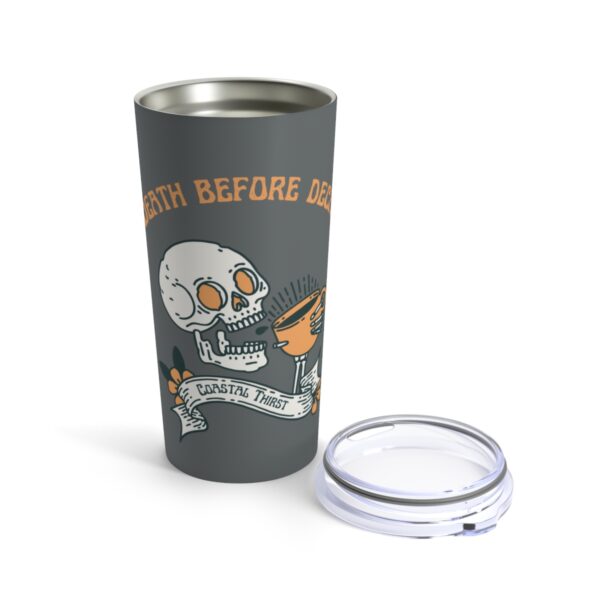 Death Before Decaf Tumbler 20oz - Image 5