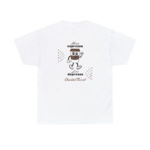 More Espresso Less Depresso Unisex Heavy Cotton Tee